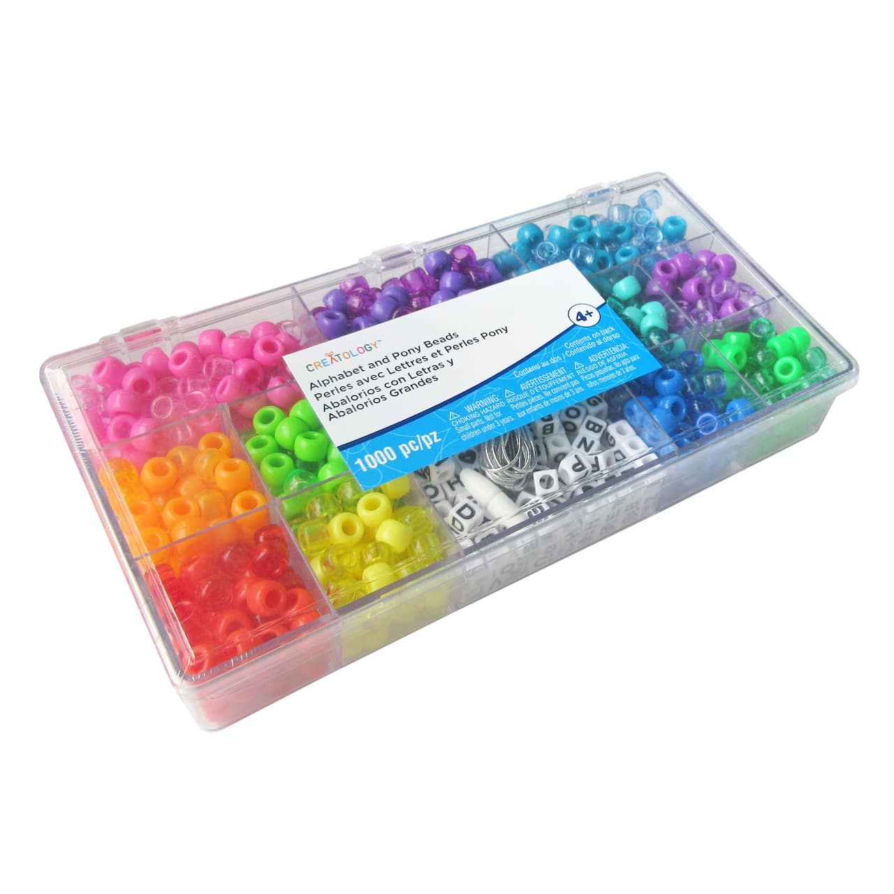 12 Pack: Alphabet & Pony Bead Kit by Creatology™